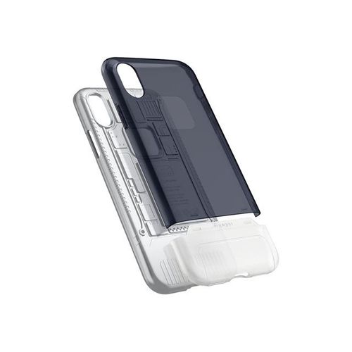 Spigen Classic C1 - Coque De Protection Pour Téléphone Portable - Polycarbonate, Polyuréthanne Thermoplastique (Tpu) - Graphite - Pour Apple Iphone X