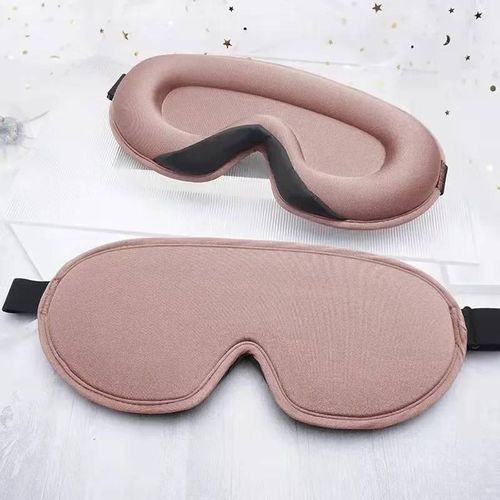 Écouteurs De Sommeil Bluetooth,Masque Pour Les Yeux 3d,Bandeau Sans Fil,Doux,Élastique,Confortable,Musique,Masque De Sommeil Pour Voyage,Sieste--Pink
