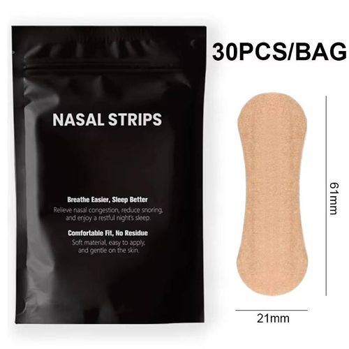 Bandes Nasales Anti-Sicing En Antarctique,Patchs Pour Améliorer La Santé Du Sommeil,Produit Pour Arrêter Les Soins Liatifs,Aide Au Sommeil,Decmarkets,30 Pièces,60 Pièces-1bag-30pcs-Skin