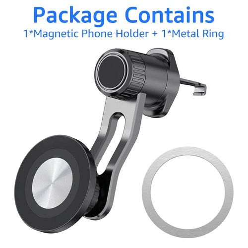 Untoom-Support De Téléphone Magnétique Pour Voiture,Magsafe,Aimant De Bain,Grille D'aération,Support De Téléphone,Berceau Pour Iphone 15,14,13,Série Xiaomi-Black-