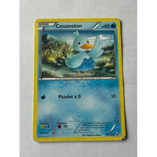 Carte Pokémon Couaneton 36/114
