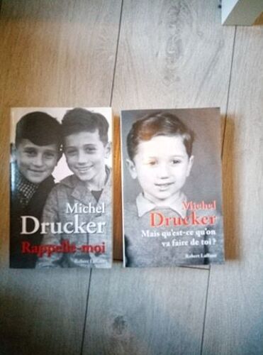 Lot De 2 Livres Michel Drucker : Rappelle-Moi / Mais Qu'est-Ce Qu'on Va Faire De Toi ?