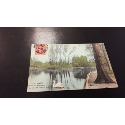 Carte Postale Paris - Bois De Boulogne, Le Lac St James En L'état Sur Les Photos