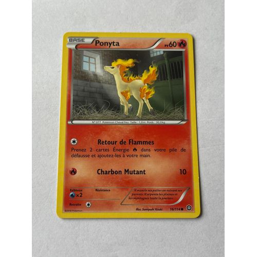 Carte Pokémon Ponyta 16/114