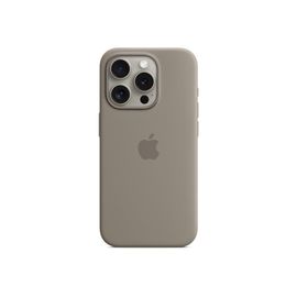 Apple - Coque de protection pour téléphone portable - compatibilité avec MagSafe - silicone - argile - pour iPhone 15 Pro