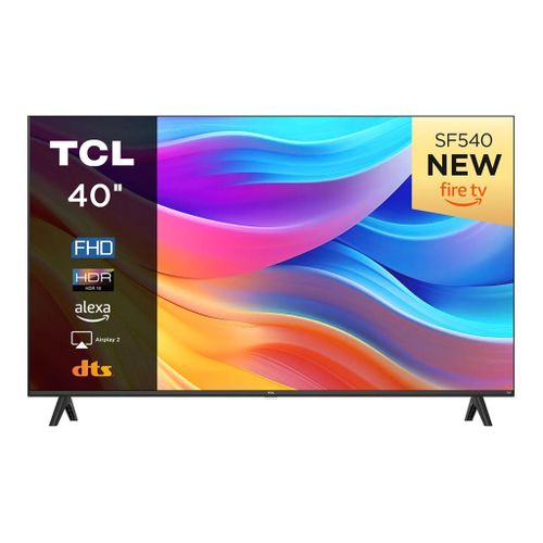 TCL 40SF540 - 40" - SF5 series TV LCD rétro-éclairée par LED - Smart TV - Fire TV - 1080p 1920 x 1080 - HDR - Direct LED - métal foncé brossé (avant)