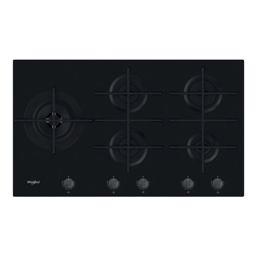Whirlpool GOWL 928/NB Table de cuisson au gaz Noir - 5 foyers