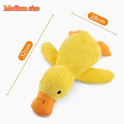 Jouets En Peluche Pour Chiens, À Mâcher Grinçants, Auto-Entretents, Jouets De Dentition Pour Chiots, Soulagement Interactif Durable De L'ennui Pour Chiens De Taille Moyenne Et Petite--Duck2