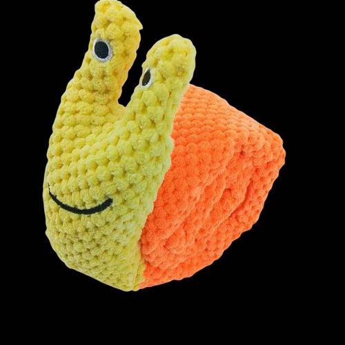 Mangeoire Puzzle Pour Chien, Jouet Interactif, Peluche Indestructible, Son Couinant, Jouets Pour Chiots, Résistant, Pliable, Escargot, Fournitures Pour Animaux De Compagnie--Yellow