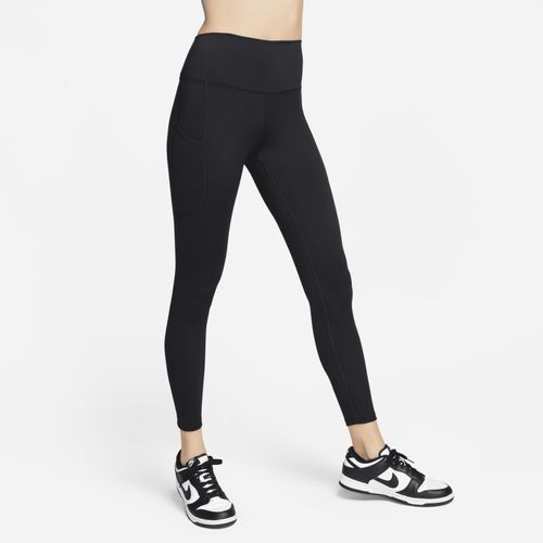 Legging 7/8 Taille Haute Avec Poches Nike One Pour Femme - Noir