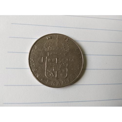 Pièce De 1 Kronig Suédois 1973