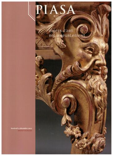 Piasa: Objets. D Art, Bel Ameublement, 9 Décembre 2011 Drouot.
