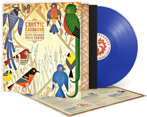 Caustic Casanova - Glass Enclosed Nerve Center - Transparent Blue [Vinyl Lp] Blue, Colored Vinyl