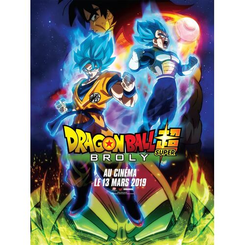 Dragon Ball Super: Broly - Véritable Affiche De Cinéma Pliée - Format 40x60 Cm - De Tatsuya Nagamine - Film D'animation - 2018