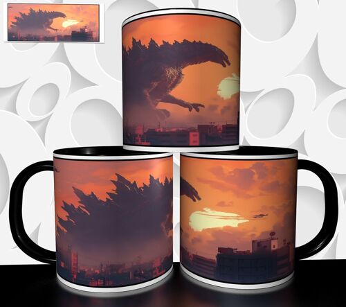 Mug Tasse À Café - Godzilla 4244