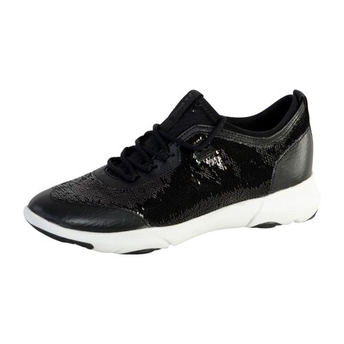 Basket Geox D Nebula X A Pailettes Noir