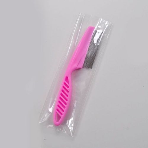 Rose - Dissolvant De Tiques Pour Animaux Domestiques, Peigne De Soins Pour Animaux Domestiques, Protection Pour Chiens Et Chats, Brosse Répulsive Contre Les Insectes Et Les Poux, Nettoyeur De Poils'animaux