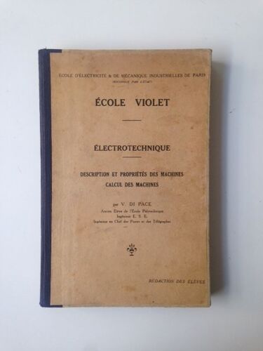 Electrotechnique - Description Et Propriétés Des Machines, Calcul Des Machines À Courant Continu