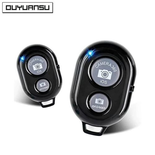 Caméra Bluetooth à distance pour Smartphones, téléphone sans fil, télécommande Compatible avec iPhone et Android, cliquez sur Photos et vidéos--Black