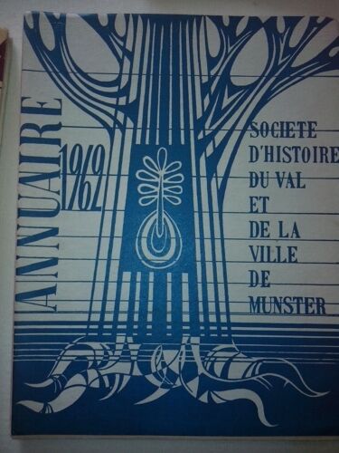 Annuaire Munster 1962  N° 17 : Société D'histoire Du Val Et De Munster
