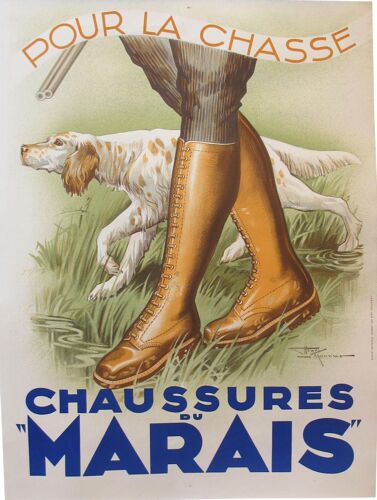 Affiche Chaussures Marais