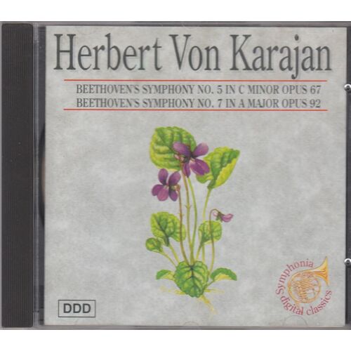 C D Beethoven's Symphony N°5 Opus 67 / N°7 Opus 92