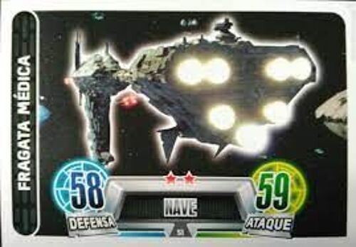 Trading Card Topps Force Attax Espagnol Fragata Medica