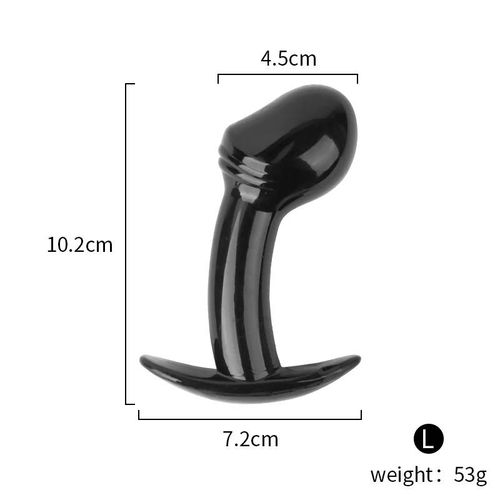 Plug Anal Artificiel Dilatateur De Fesses Vaginal Pour Hommes, Massage De La Prostate, Gros Gode, Masturbateur Féminin, Jeux De Flirt Pour Couples, Jouets Sexuels--Size-L