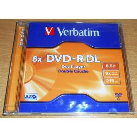 VERBATIM 8X DVD-R DL DOUBLE COUCHE 8.5 GB 8X 215 min