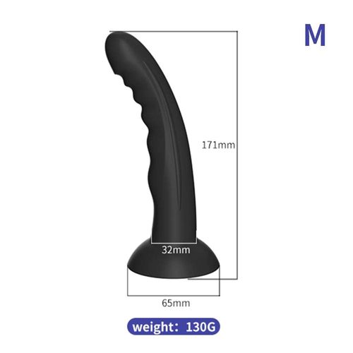 Godemiché Anal Avec Ventouse Forte, Masseur De Prostate, Produits Pour Adultes, Outil De Masturbation Féminine, Jouets Sexuels Pour Couple--M