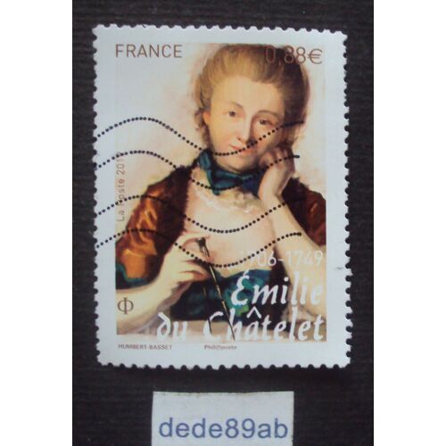 France.. Émilie Du Châtelet (1706-1749) Oblitéré Used Stamp.