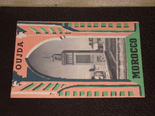 Oujda Morocco -Plaquette Ancienne
