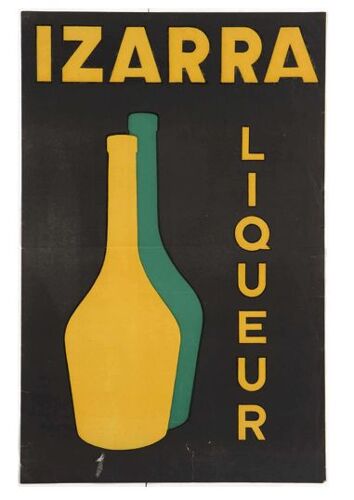 Affiche Izarra Liqueur