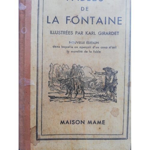 Fables De La Fontaine 1938 Mame