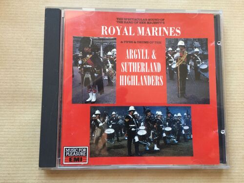 Royal Marines And Pipes And Drums Argyll And Highlanders Cd