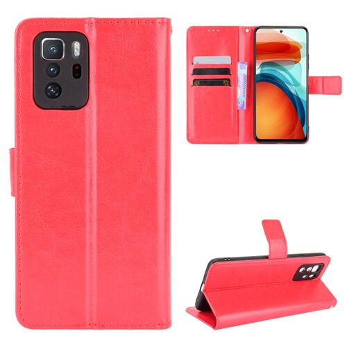 Coque Xiaomi Redmi Note 10 Pro 5g,Etui Pour Xiaomi Redmi Note 10 Pro 5g,Coque En Cuir Pour Xiaomi Redmi Note 10 Pro 5g,Convient A Etui La Xiaomi Redmi Note 10 Pro 5g,Rouge