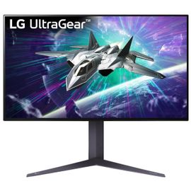 LG UltraGear 27GR95UM-B - Écran LED - jeux - 27" - 3840 x 2160 4K @ 144 Hz - Nano IPS with ATW (Advanced True Wide Polarizer) - 450 cd/m² - 1000:1 - DisplayHDR 1000 - 1 ms - 2xHDMI, DisplayPort
