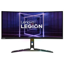 Lenovo Legion Y34wz-30 - Écran LED - incurvé - 34" - 3440 x 1440 UWQHD @ 165 Hz - VA - 1200 cd/m² - 3000:1 - DisplayHDR 1000 - 1 ms - 2xHDMI, DisplayPort, USB-C - haut-parleurs - noir corbeau