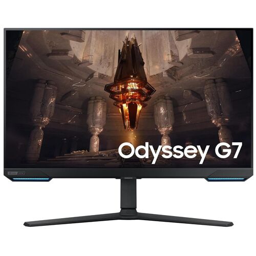 Samsung Odyssey G7 S32BG700EU - G70B Series - écran LED - Intelligent - jeux - 32" - 3840 x 2160 4K @ 144 Hz - IPS - 350 cd/m² - 1000:1 - DisplayHDR 400 - 1 ms - 2xHDMI, DisplayPort - haut-parleurs - noir
