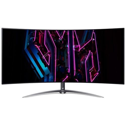 Acer Predator X45 bmiiphuzx - Moniteur OLED - jeux - incurvé - 45" (44.5" visualisable) - 3440 x 1440 UWQHD @ 240 Hz - 1000 cd/m² - 1500000:1 - HDR10 - 0.01 ms - 2xHDMI, DisplayPort, USB-C -...