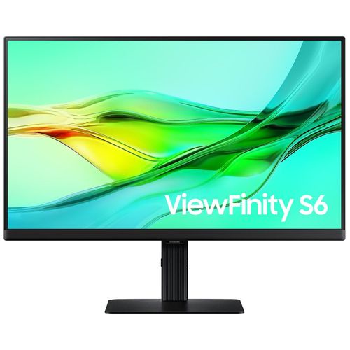 Samsung ViewFinity S6 S32D600UAU - S60UD Series - écran LED - USB - 32" - 2560 x 1440 QHD @ 100 Hz - IPS - 350 cd/m² - 1000:1 - HDR10 - 5 ms - HDMI, DisplayPort, USB-C - noir