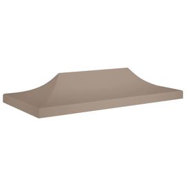 Prolenta Premium - Toit De Tente De Réception 6x3 M Taupe 270 G/M²