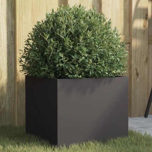 Prolenta Premium - Jardinière Noir 32x30x29 Cm Acier