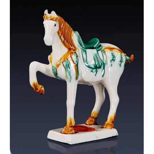 ornement poney en céramique