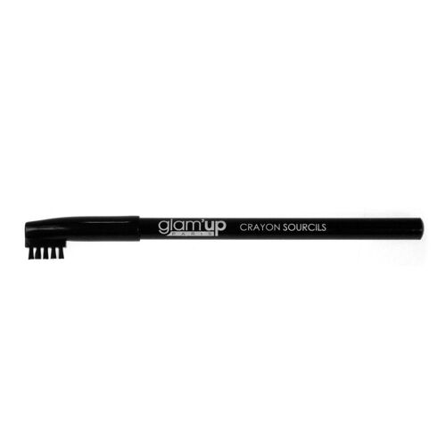 Glam'up - Maquillage Yeux Crayon Sourcils Noir - Fabrication Européenne Noir