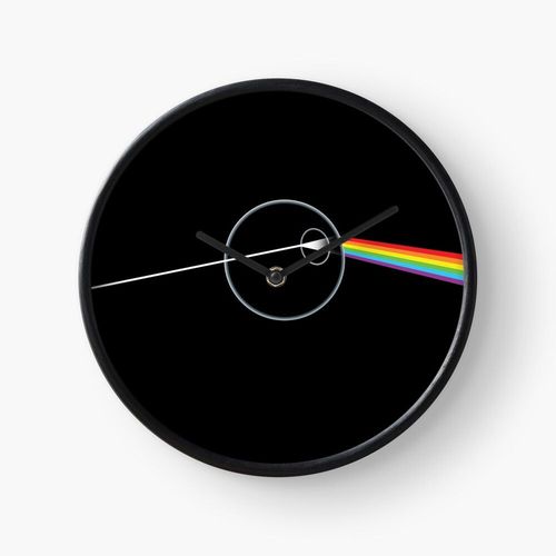 Horloge Murale Côté obscur de ça, il n'y a pas de lune=848 30cm Décoration Artistique pour Cheminée, Maison, Chambre et Bureau