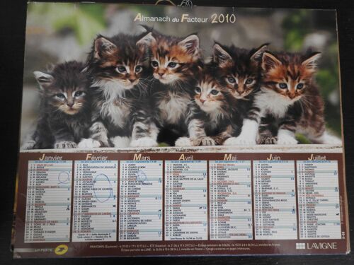 Calendrier Almanach 2010 / Chatons Chiots