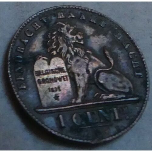 1 Centime Belgique 1907