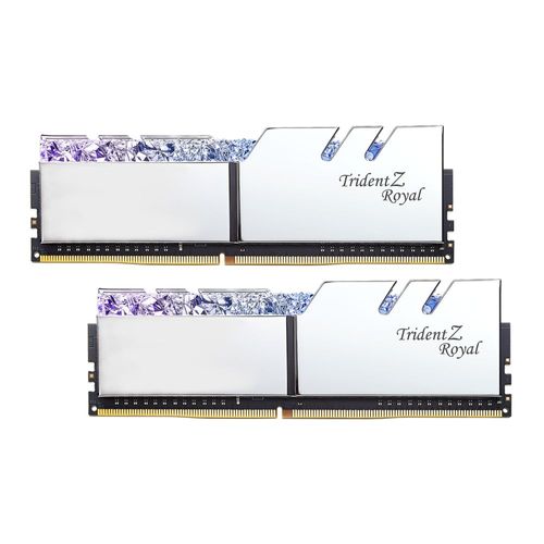 G.Skill Trident Z Royal Silver 16 Go (2x8 Go) 3200 Mhz Cl16