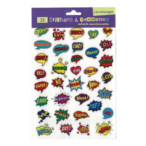 Bidule Et Tralala - Stickers Et Gommettes ? Les Messages